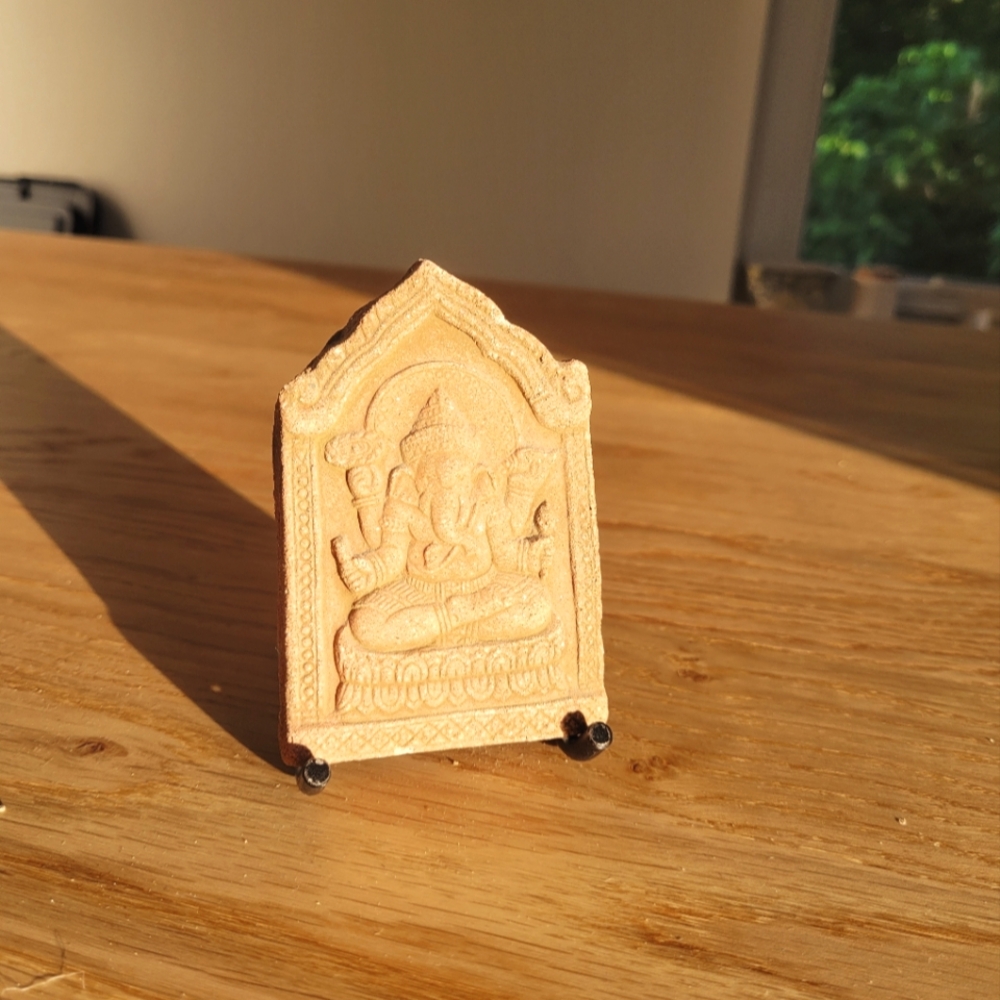 Small Ganesh stone tablet